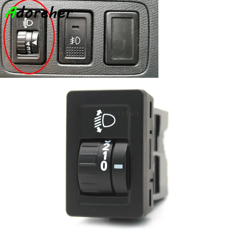 Car Headlamp Leveling Switch Headlight Height Adjustable Switch Button For Suzuki Alto SX4 2013 Accessories