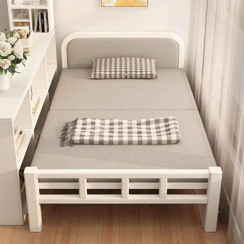 Rollaway bed Single Household lunch break Small Adult simple rental house 1.2 meters Portable double Hard plate iron
