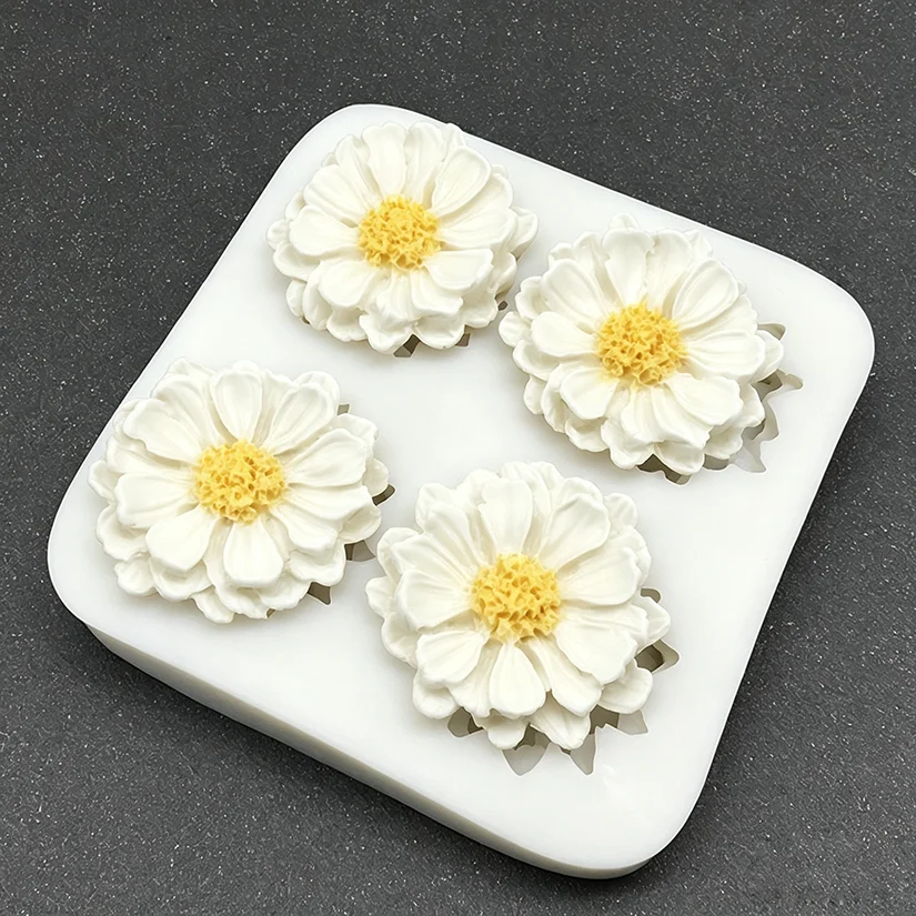 Daisy Silicone Sugarcraft Mold Cupcake Chocolate Baking Mold