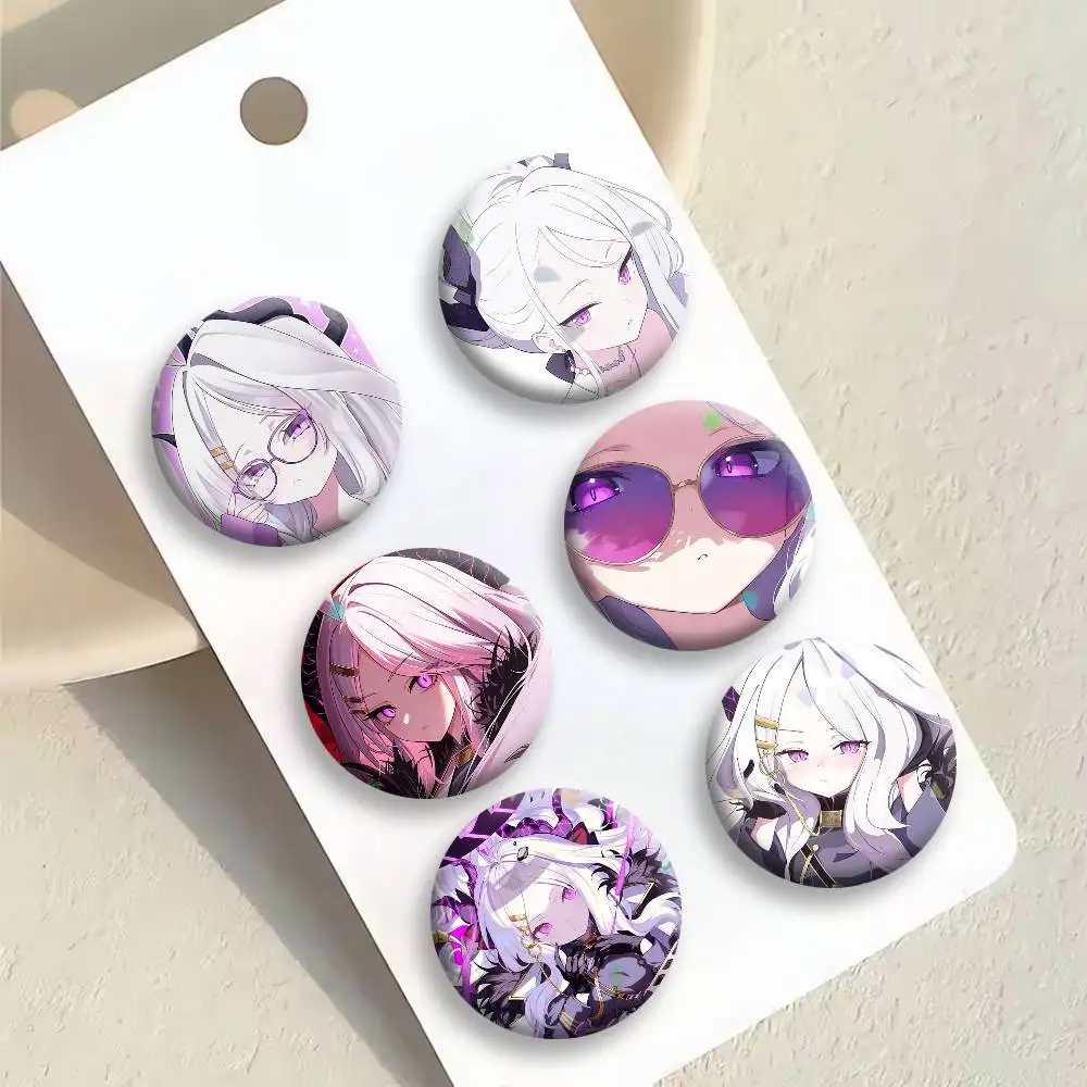 B-Blue A-Archive S-Sorasaki H-Hina Button Pins Backpack Clothing Decor Brooch Badge Jewelry Gifts for Kids