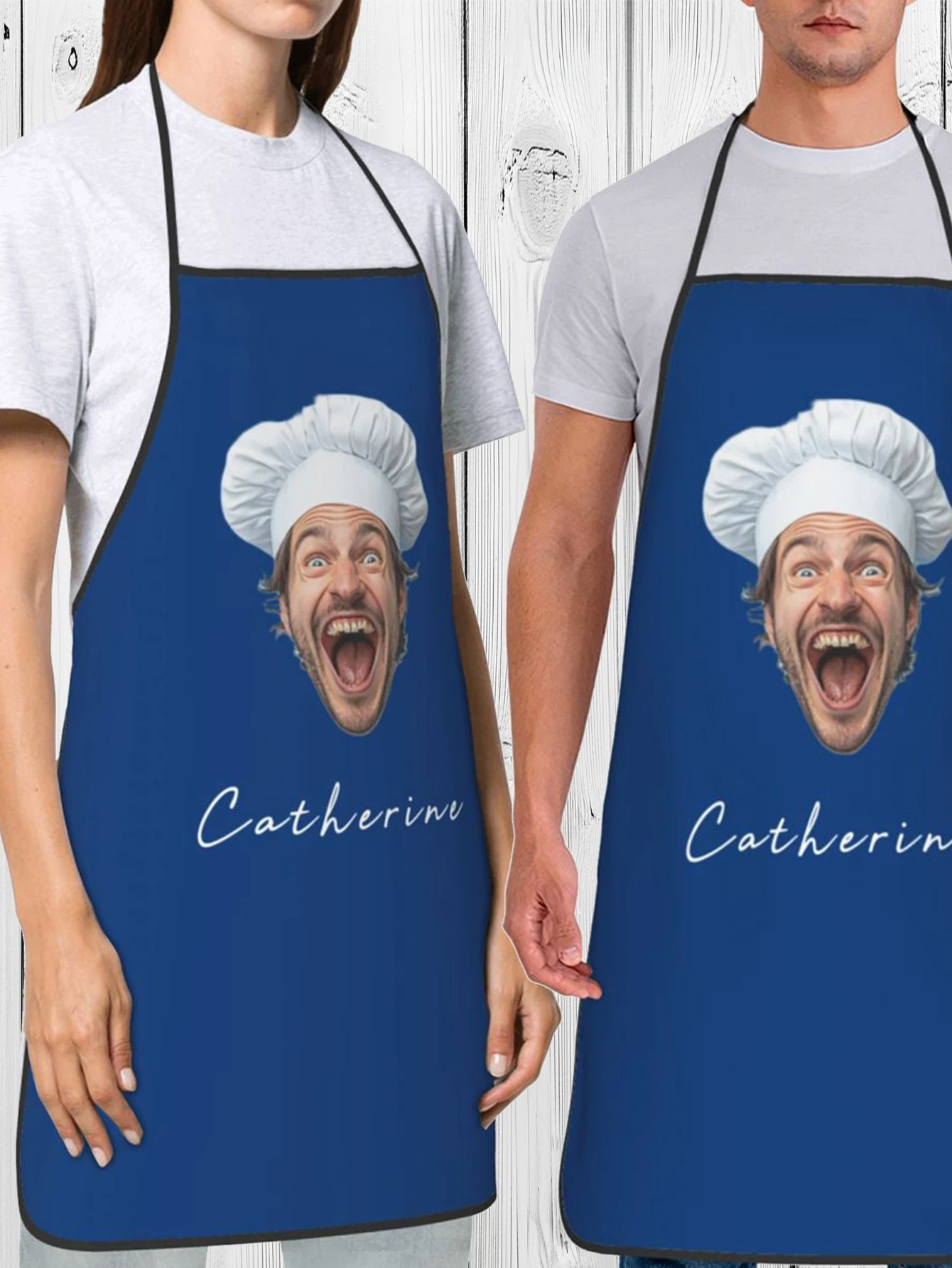 هدايا مريلة مقاومة للماء من البوليستر مخصصة للرجال والنساء أنماط مريلة شخصية إبداعية مآزر شخصية