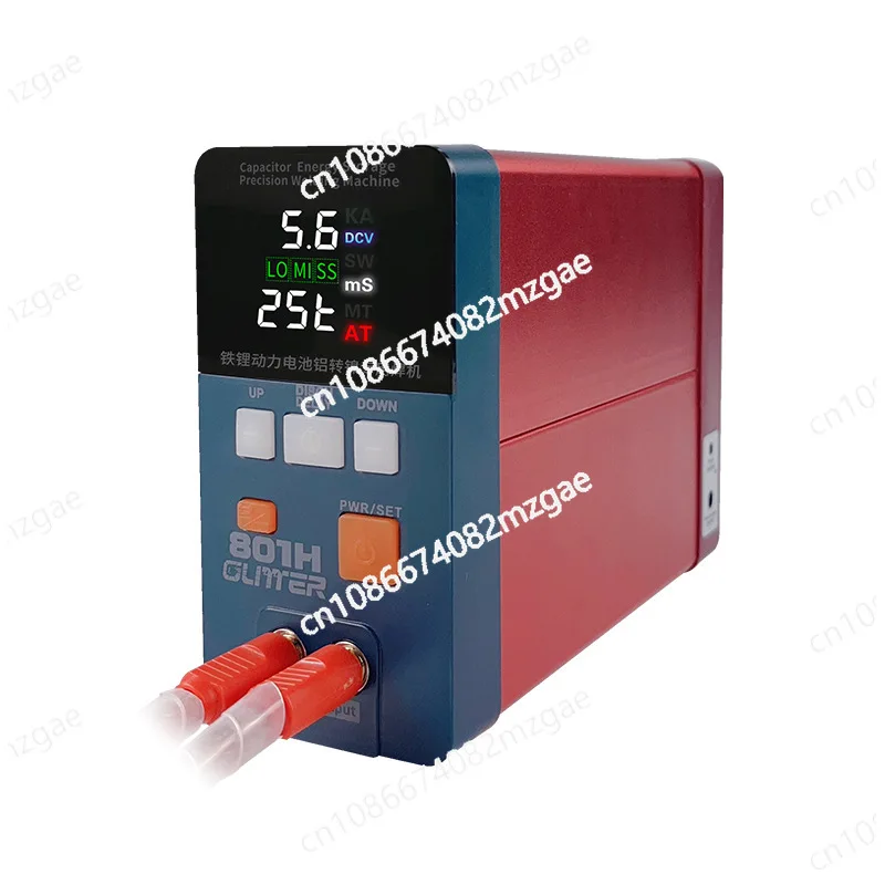 801H Spot Welding Machine 21KW 3500A Pulse Butt Welder 110-240V Power Battery Aluminum Nickel Single Battery Spot Welder