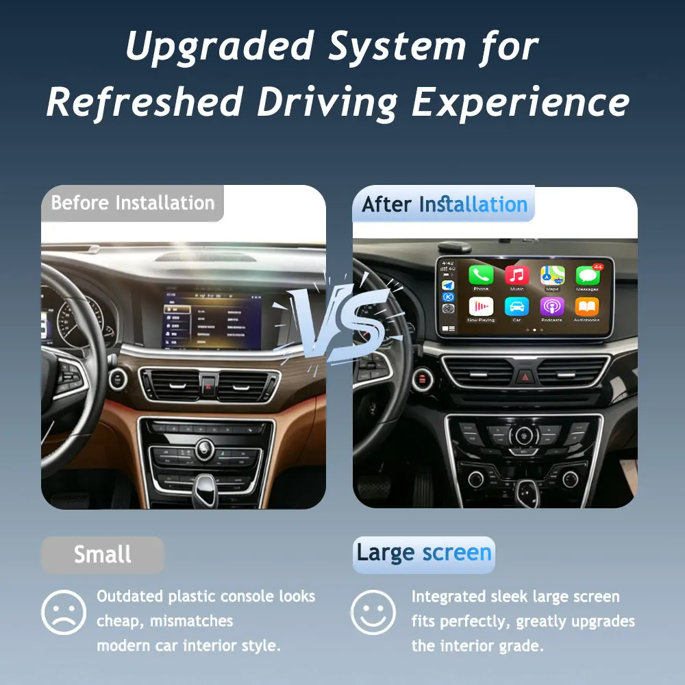 For Geely Emgrand GT GC9 Borui 2017-2018 GPS Navi 12.3 inch Android 16 Wireless CarPlay Touch Screen Bluetooth DSP Stereo QLED