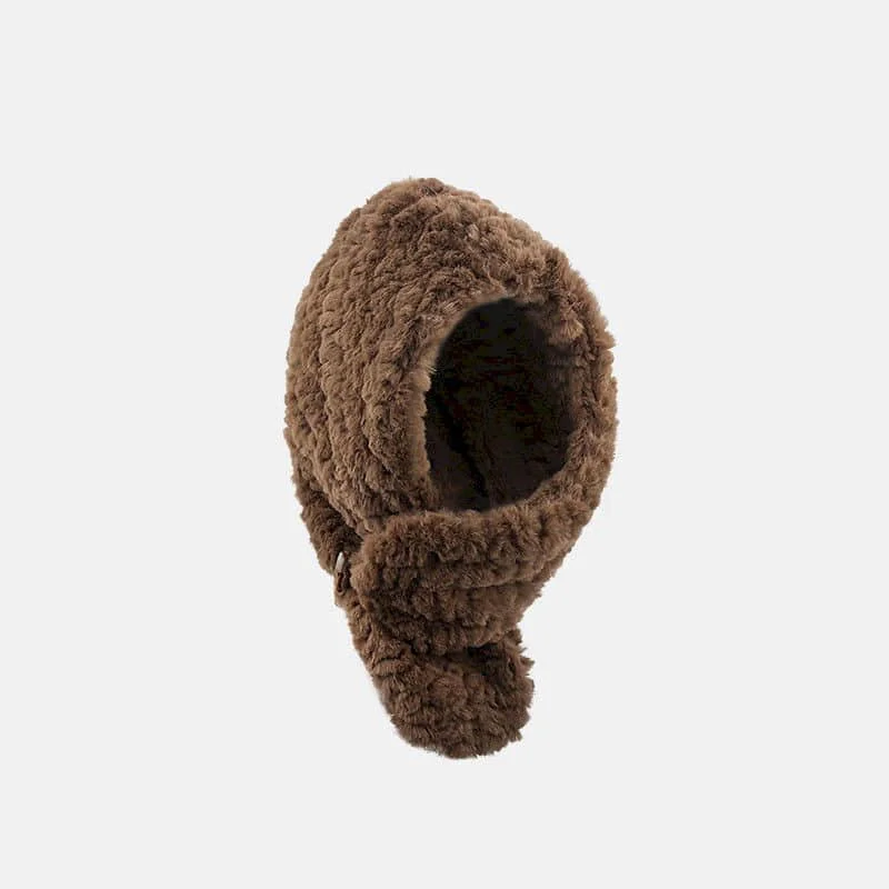 Bomber Hats for Women Plush Solid Korean Style Keep Warm Fleece Knitted Women Winter Padded Hats Free Shiping Items Caps Women