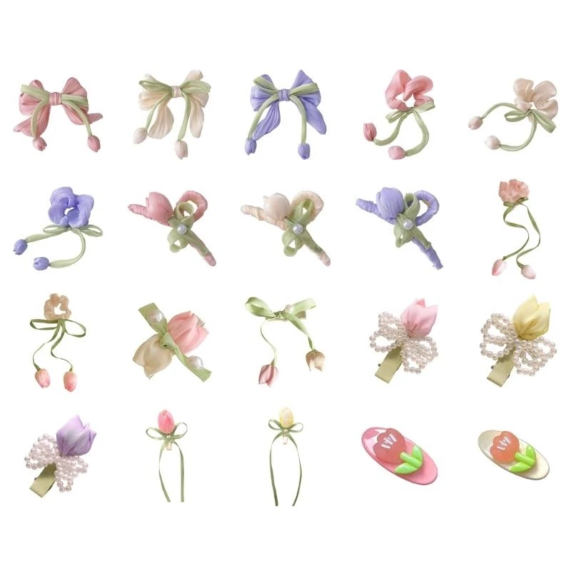 

5asd Fashionable Flower Hair Clip Hairpin for Adding Charm to Women's Hairstyles