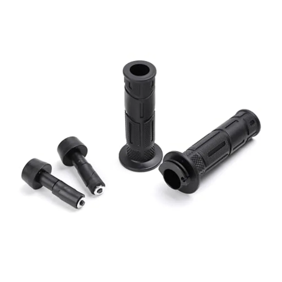 

Motorcycle Handle Grip in Rubber Material Compatible with Yamaha Zuma 50cc 125ccBlack Color