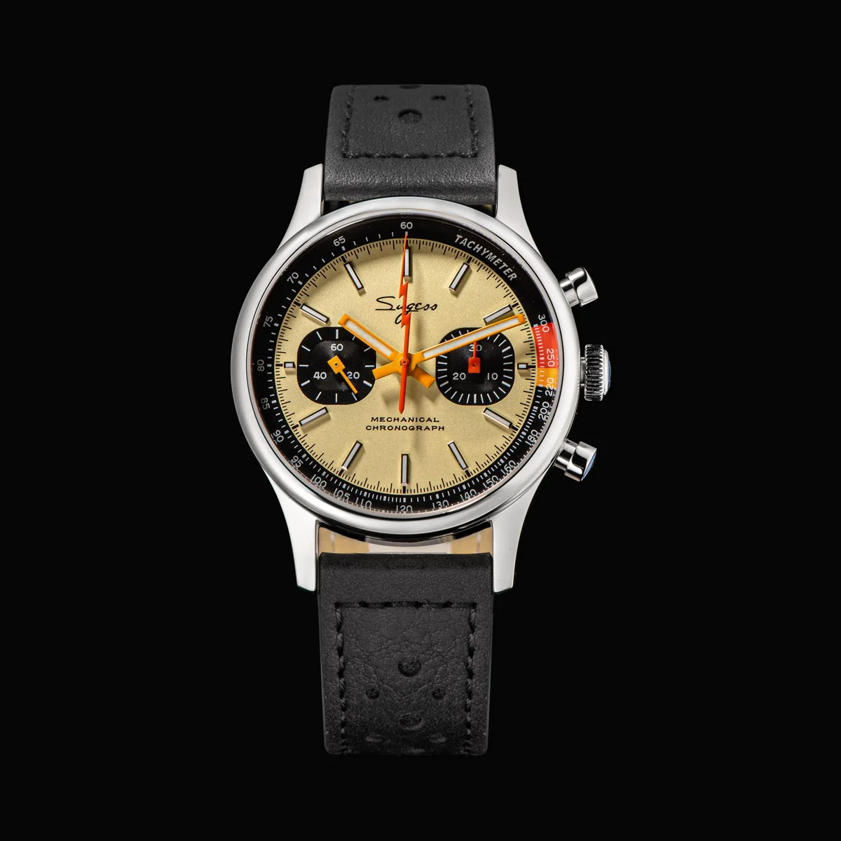 Sugess Pilot Mechanical Watch for Tianjin ST19 Chronograph