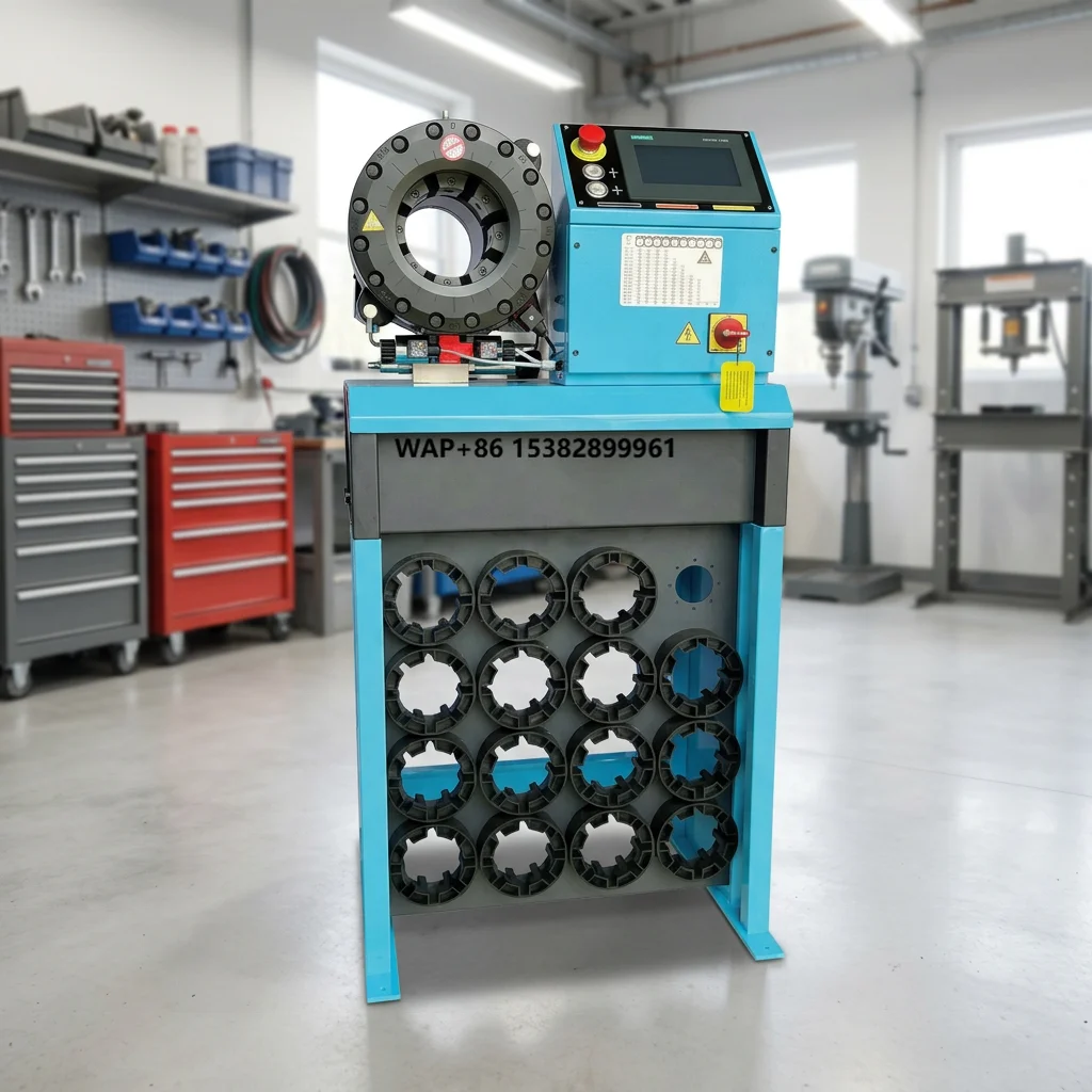 Hot-selling High-quality 2inch CNC Hydraulic Hose Crimping Machine  Motor Pump Gear Components 220V/380V High Efficiency