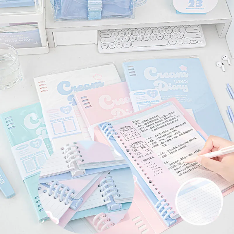 A5 Cream Color High-value Notebook Sub-activity Color Inner Page Student Postgraduate Entrance Exam Notebook