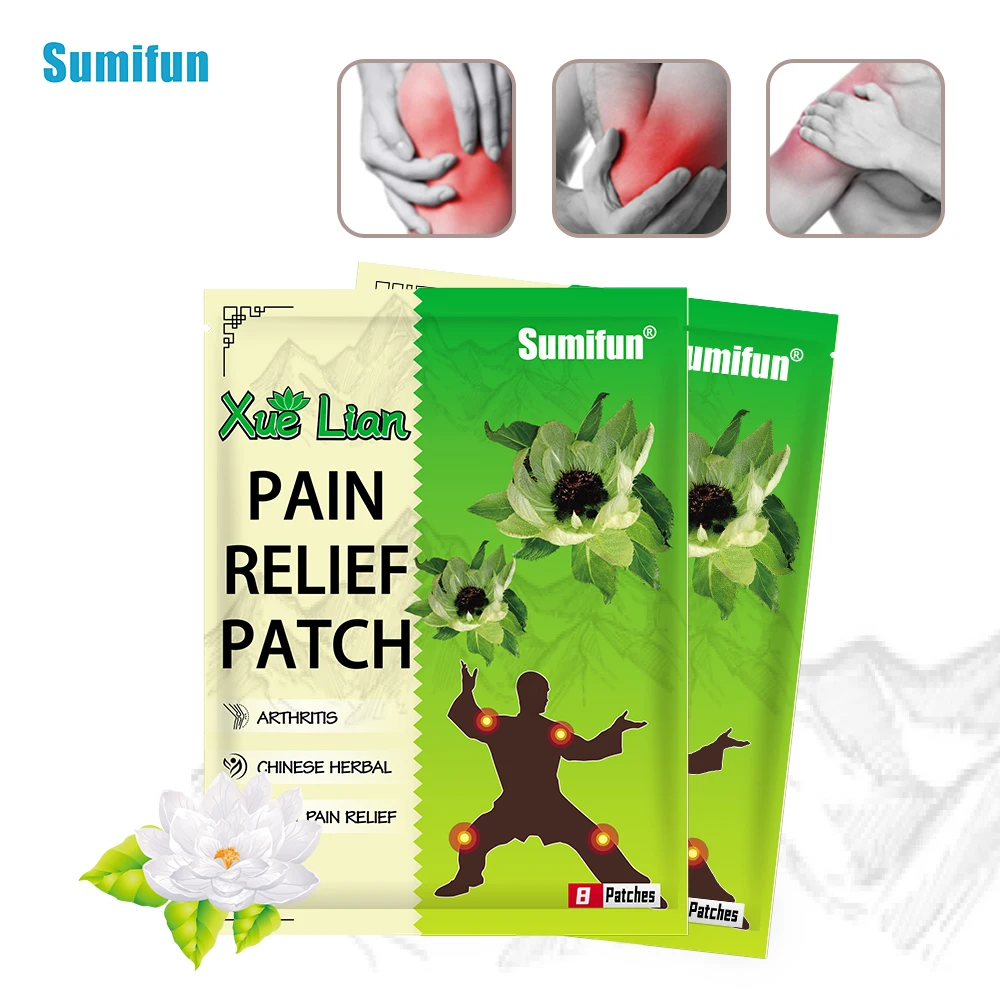 

8/16/24pcs Sumifun Pain Relief Massage Sticker Lumbar Painkiller Knee Joint Ache Medical Plaster Muscle Sore Health Care Patch