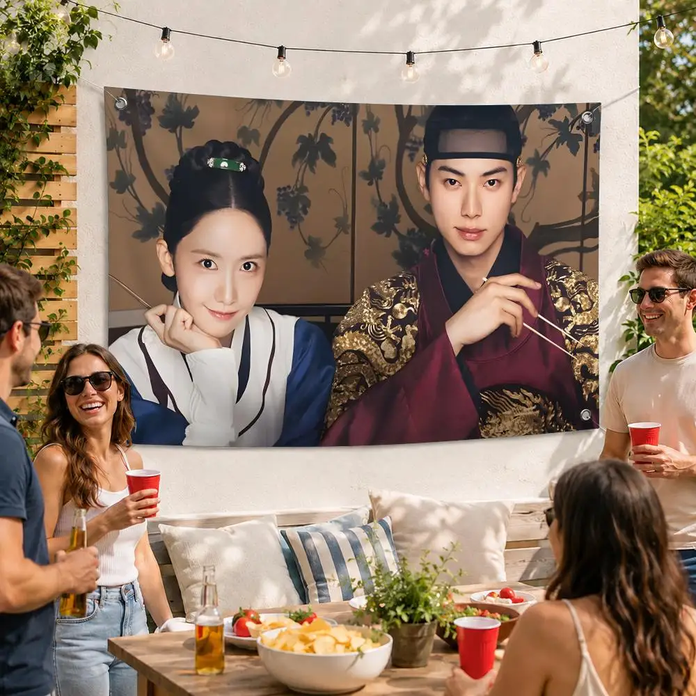 Bon Appetit, Your Majesty Flags Soft Durable Tapestry Skin-friendly For Outdoor Party Home Living Room Bar Bedroom Decoration