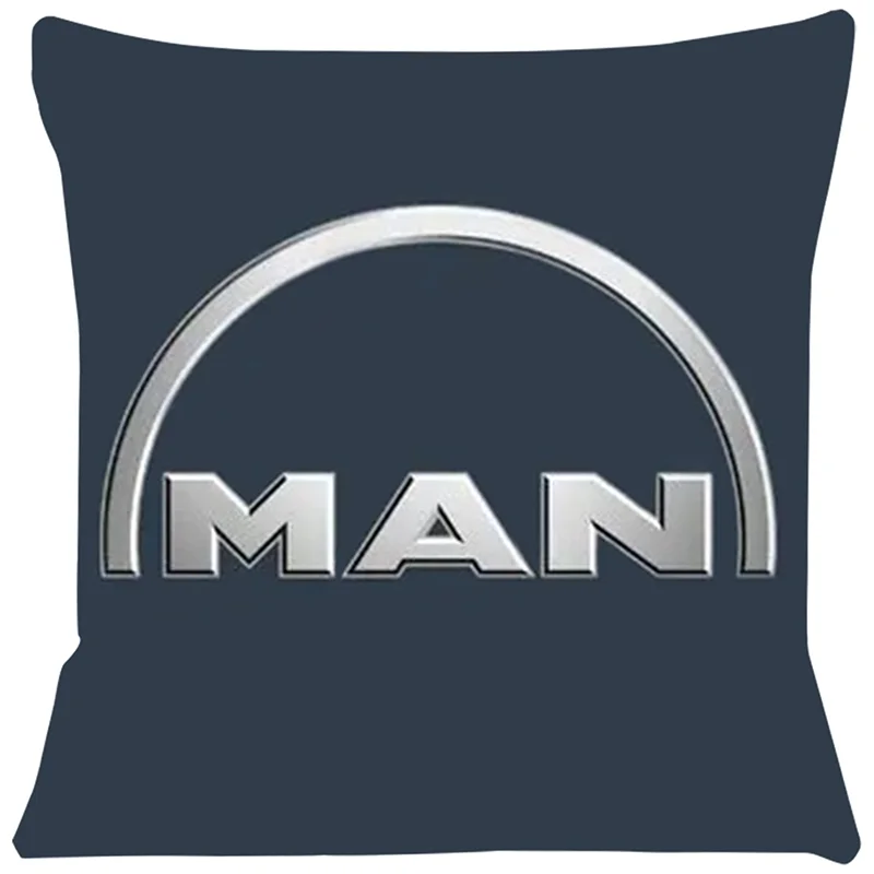 Man Truck Tape Cushion Cover for Sofa, Pillow Case, Seat, Car Throw Pillowcase, Home Decorative, 138