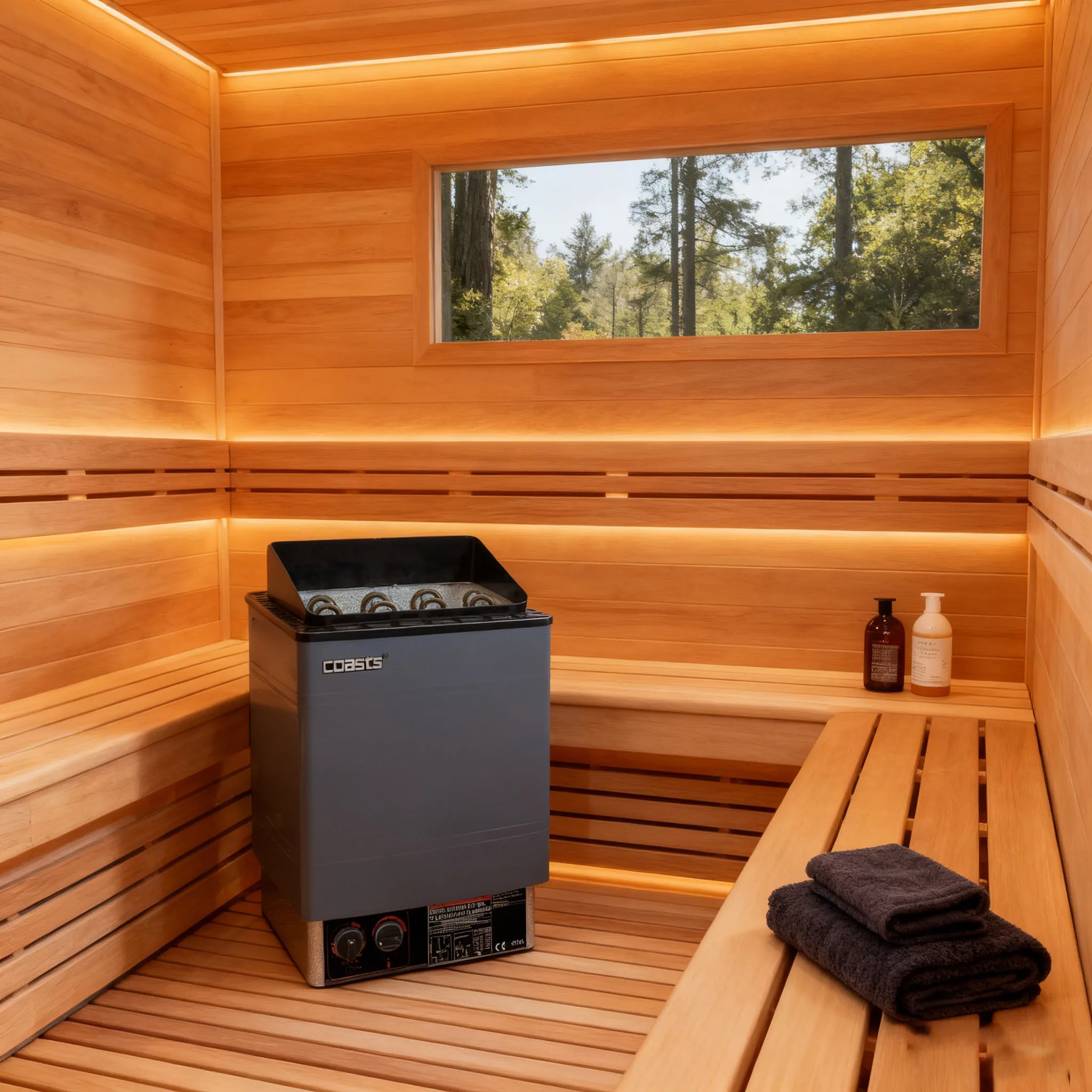 【2026】Hot Sale Traditional 9KW Sauna Room Heater Internal Or External Control Sauna Electric Heater With CON4 Controller