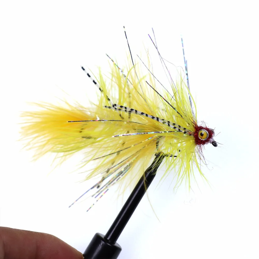 Bimoo Hackle-Zange, Federclip, Peitschen-Finisher, Dubbing-Bürste, Spulen-Einfädler, Abfallbehälter, Kamm, Angelköder, Nymphen-Fliegenbinde-Werkzeug – Detail 4