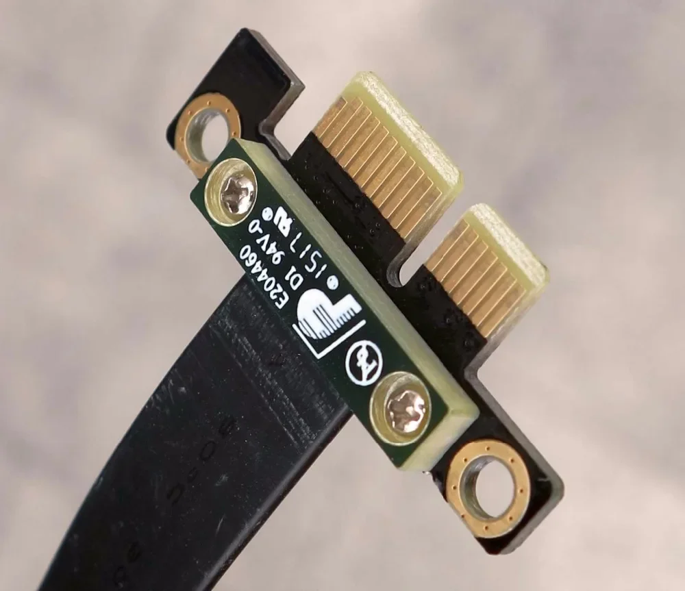 8G/bps Riser PCI-E PCIe 3,0 X1 PCI-Express macho a Pci-e 1x extensión de tarjeta gráfica macho extensor elevador Cable de cinta PCI Express