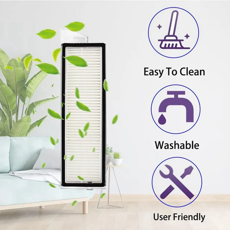 สําหรับ Roborock Qrevo Curv อะไหล่อุปกรณ์เสริม Hepa Filter Mop ผ้าถุงเก็บฝุ่นหลักแปรงด้านข้าง