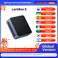 CHUWI 2024 LarkBox S Mini PC Intel Core i3-1220P Windows 11 Mini Pc 16GB DDR4 512GB PCIe M.2 SSD WIFI5 BT5.1 Desktop Computer