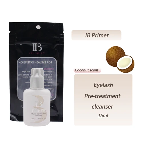 Imagen 2 del producto Un juego de pegamento Ibeauty Golden Cap Super Plus adhesivo IB Primer IB Super Bonder Set para extensión de pestañas Original de Corea