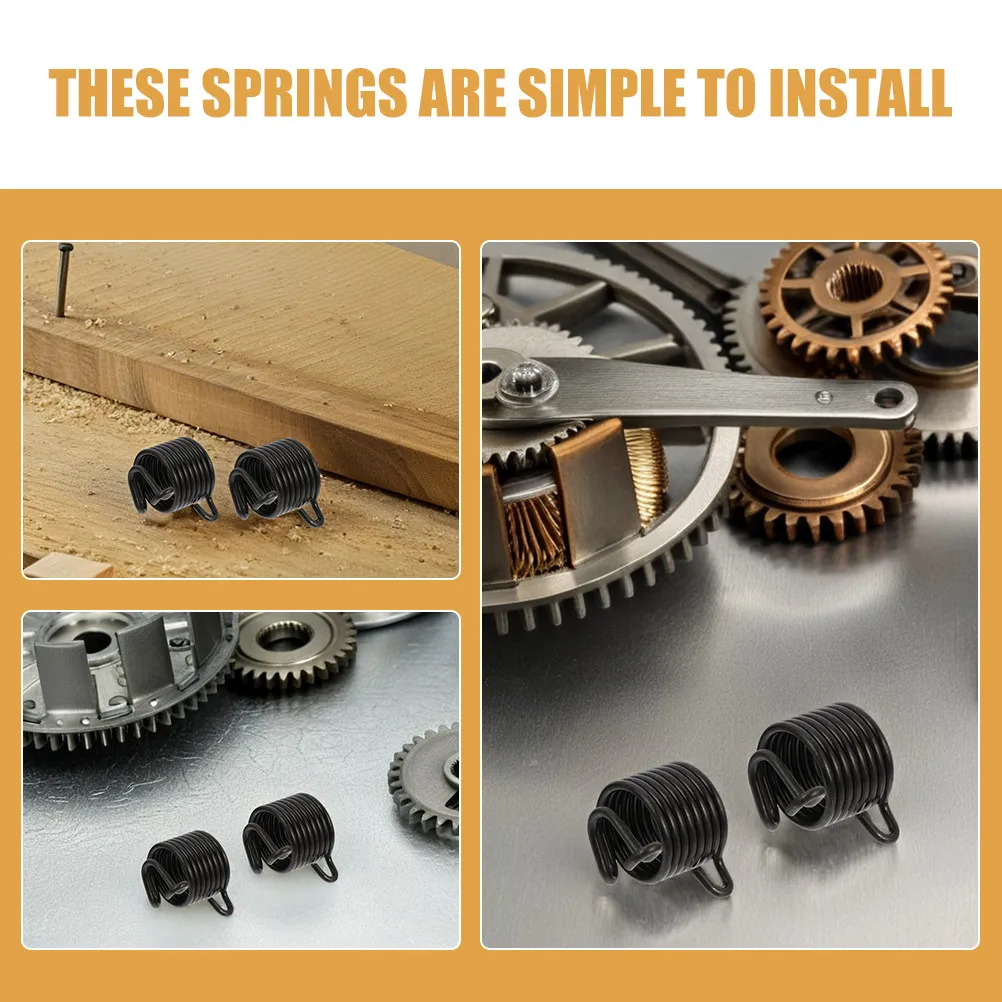 10Pcs Air Impact Hammer Springs Steel Retainer Springs for Air Hammer Chisel Accessories Strong Stability Versatile Application