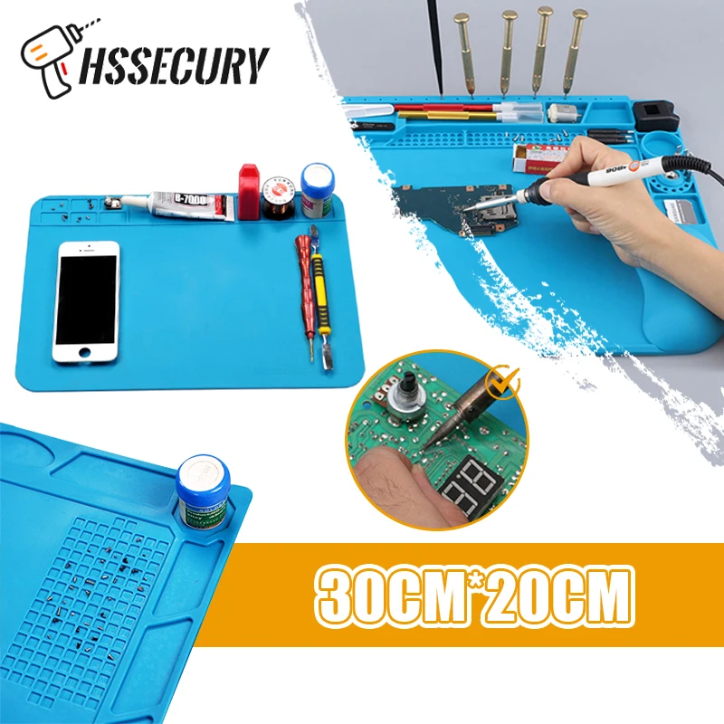 

ESD Heat Insulation Soldering Mat Computer Phone Repair Pad Insulation Heat-Resistant Soldering Station Silicon Soldering Mat