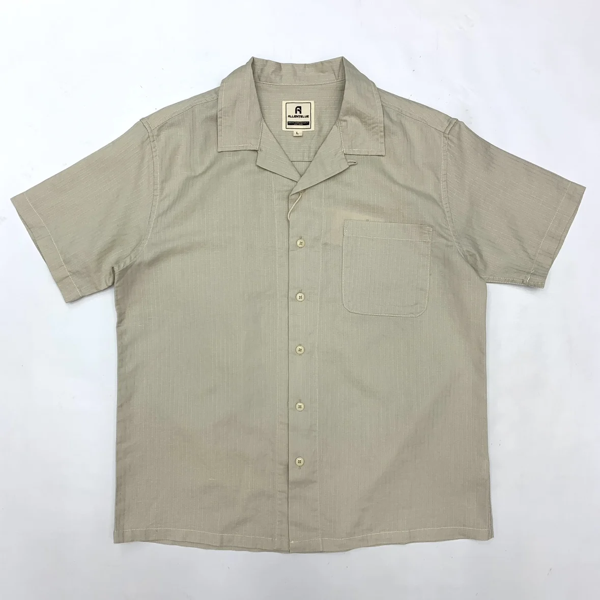 

2025 Summer New Japanese Retro Breathable Short-Sleeve Cuban Collar Cotton and Linen Shirt Men's Fashion Washed Casual Blouses