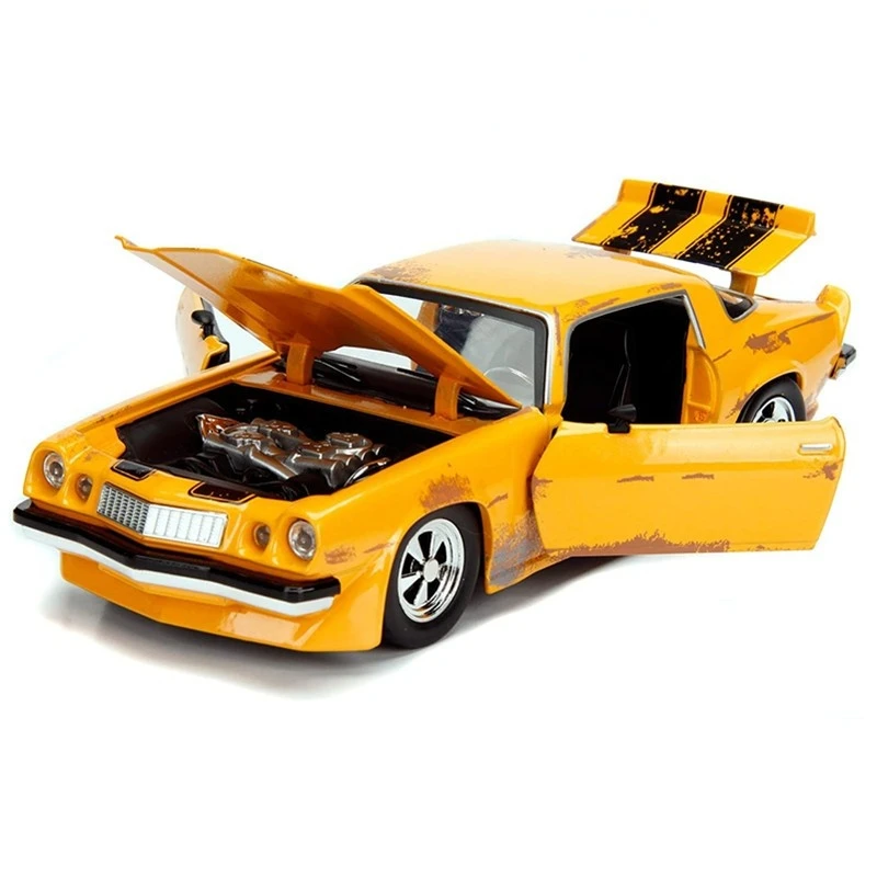 1:24 1977 Chevrolet Camaro BUMBLEBEE High Simulation Diecast Car Metal Chevrolet Alloy Model Car Toys For Kids Gift Collection