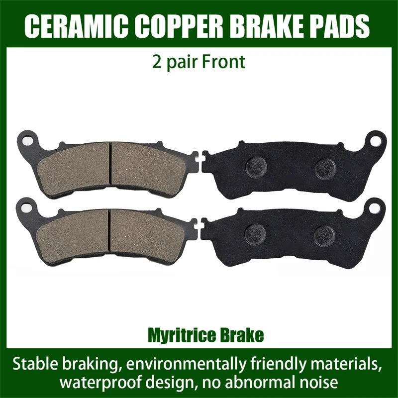 Myritrice Fit For Honda NT700 NT 700 Deauville 2006 - 2013 VFR800 VFR 800 2006 - 2009 Motorcycle Front Rear Brake Pads Kit