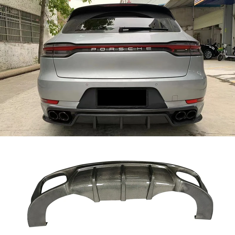 

MACAN Replacement Way Carbon Fiber Rear Diffuser for Porsche MACAN 2017-2021