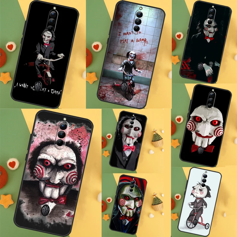 Saw Jigsaw Puppet Case For ZTE Nubia Red Magic 9 Pro Plus 8 8S Pro Plus 6S 7S 6 7 Pro 5S 6R 5G Cover Coque