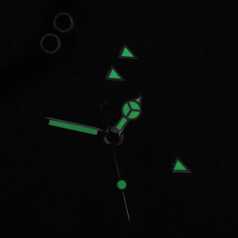 عقارب الساعة الرجالية مناسبة لملحقات استبدال اليد المضيئة باللون الأخضر لحركة الساعة GMT NH34