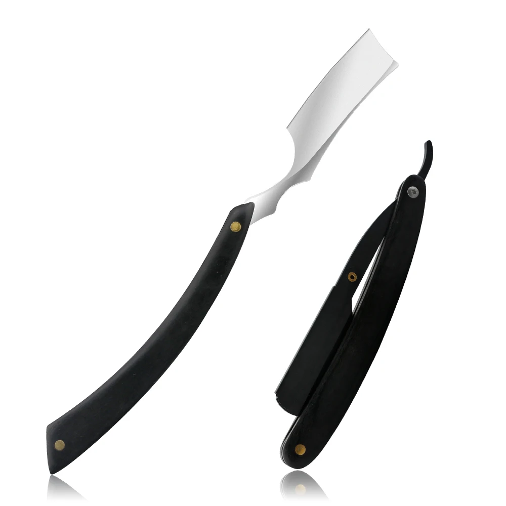 للطي الفولاذ المقاوم للصدأ مستقيم الحلاق الحلاقة الرجال دليل الشعر اللحية الحلاقة الرجال أدوات الحلاقة حلاقة حلاقة حلاقة الأسود الحلاقة