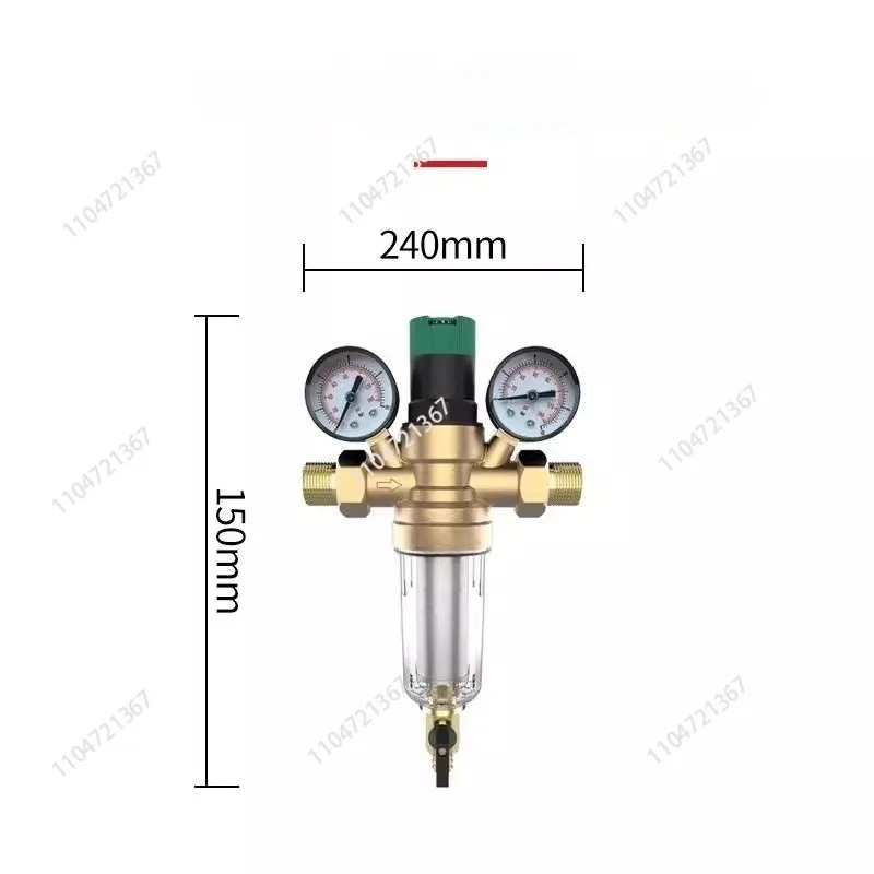 All copper, pressurized pre-filter, large flow, scale inhibition, pre-filter