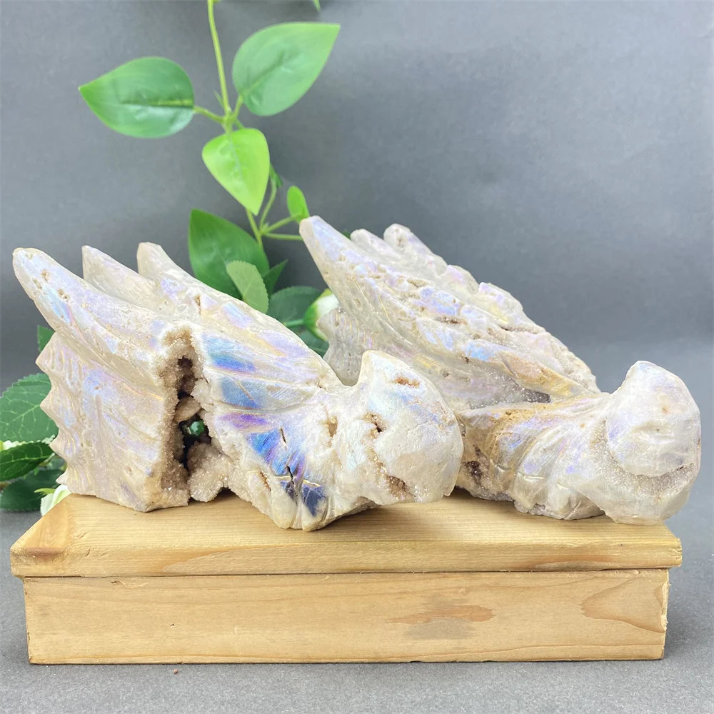 

Natural Mineral Electroplated Zinc Blende, Hand-carved and Polished Faucet, Home Decoration Ornaments, Holiday Gifts