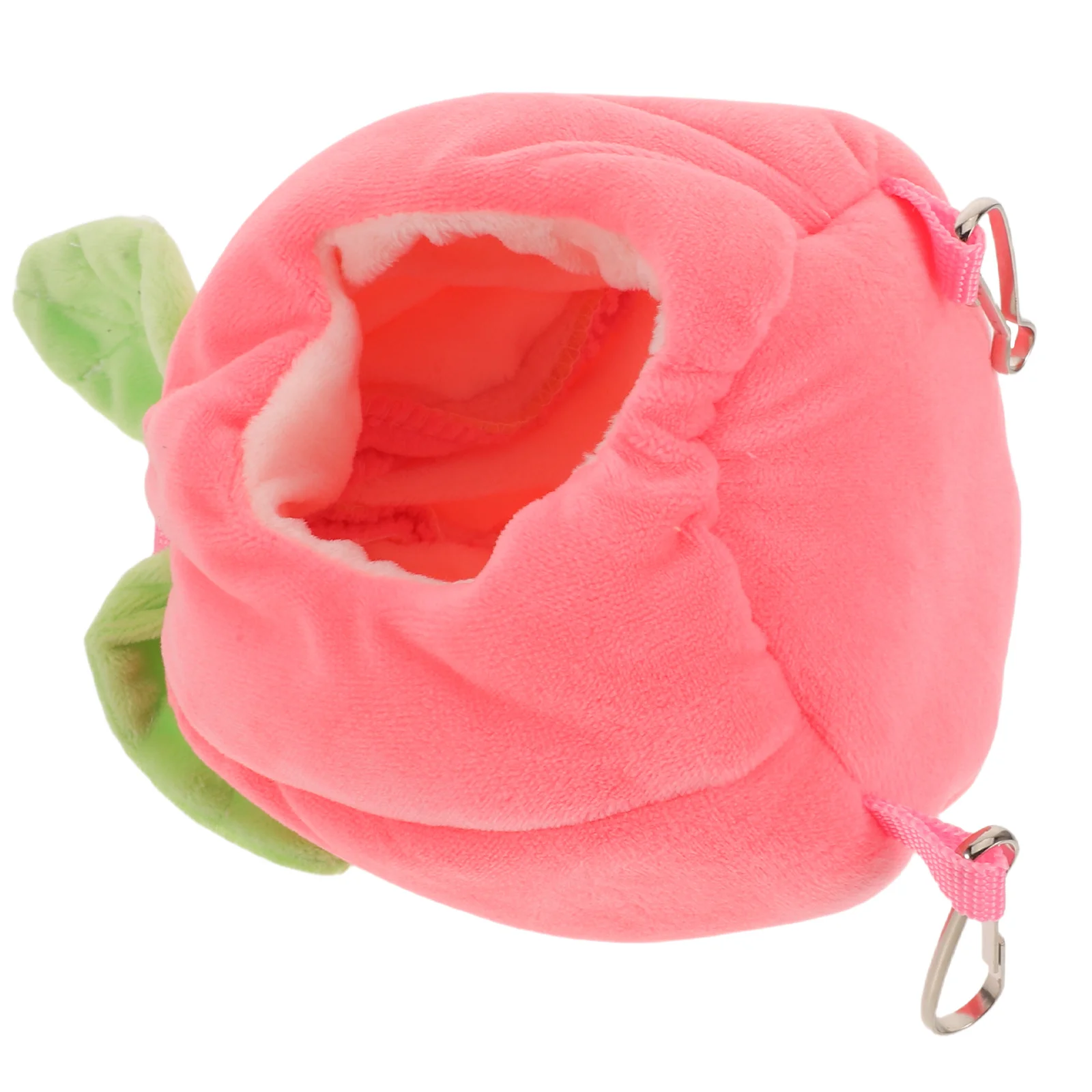 

Small Animal Warm Bed Fruit-Shaped Hideaway - Soft Insulated House for Hamsters Rats Mice Cage Decor Nest Retreat