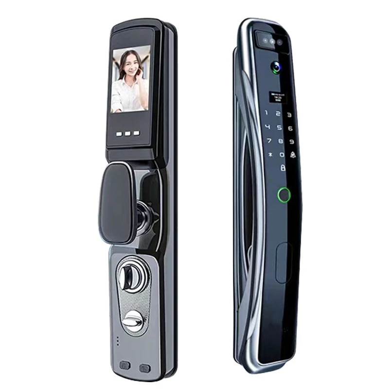 

Facial recognition fingerprint lock Household anti-theft door Visual password Electronic Smart door Fingerprint