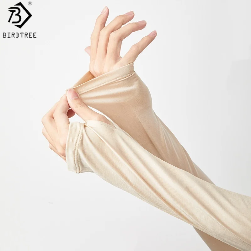 birdtree-maniche-protettive-solari-in-seta-100-naturale-maniche-traspiranti-per-auto-da-donna-maniche-sportive-nuova-collezione-autunno-2026-s69402jf