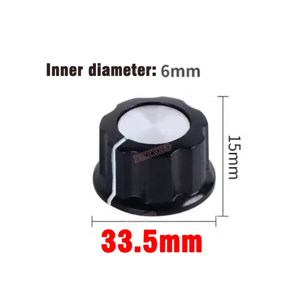 1PCS Hat Dial Knob WTH118 MF A01 A02 A03 A04 Bakelite Knob With Scale Plate Sheet Scale Digital Potentiometer Inner Hole 6mm