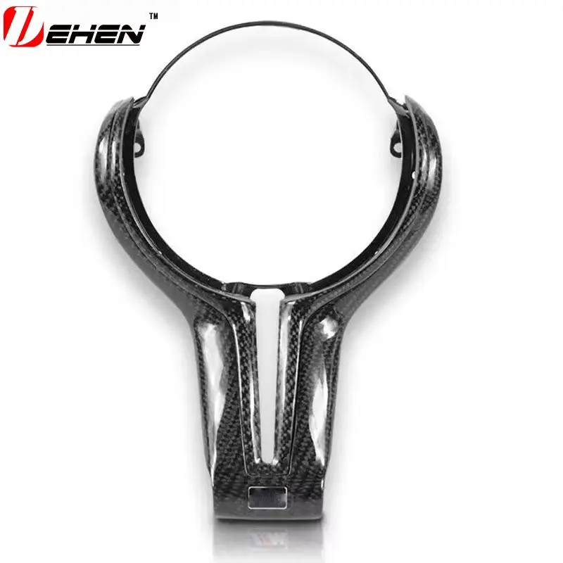 Fit For  M2 M3 M4 M5 M6 F87 F80 F82 F10 F06 F12F13 M power Steering Wheel Covers Car Carbon Fiber M sport Steering Wheel Trim