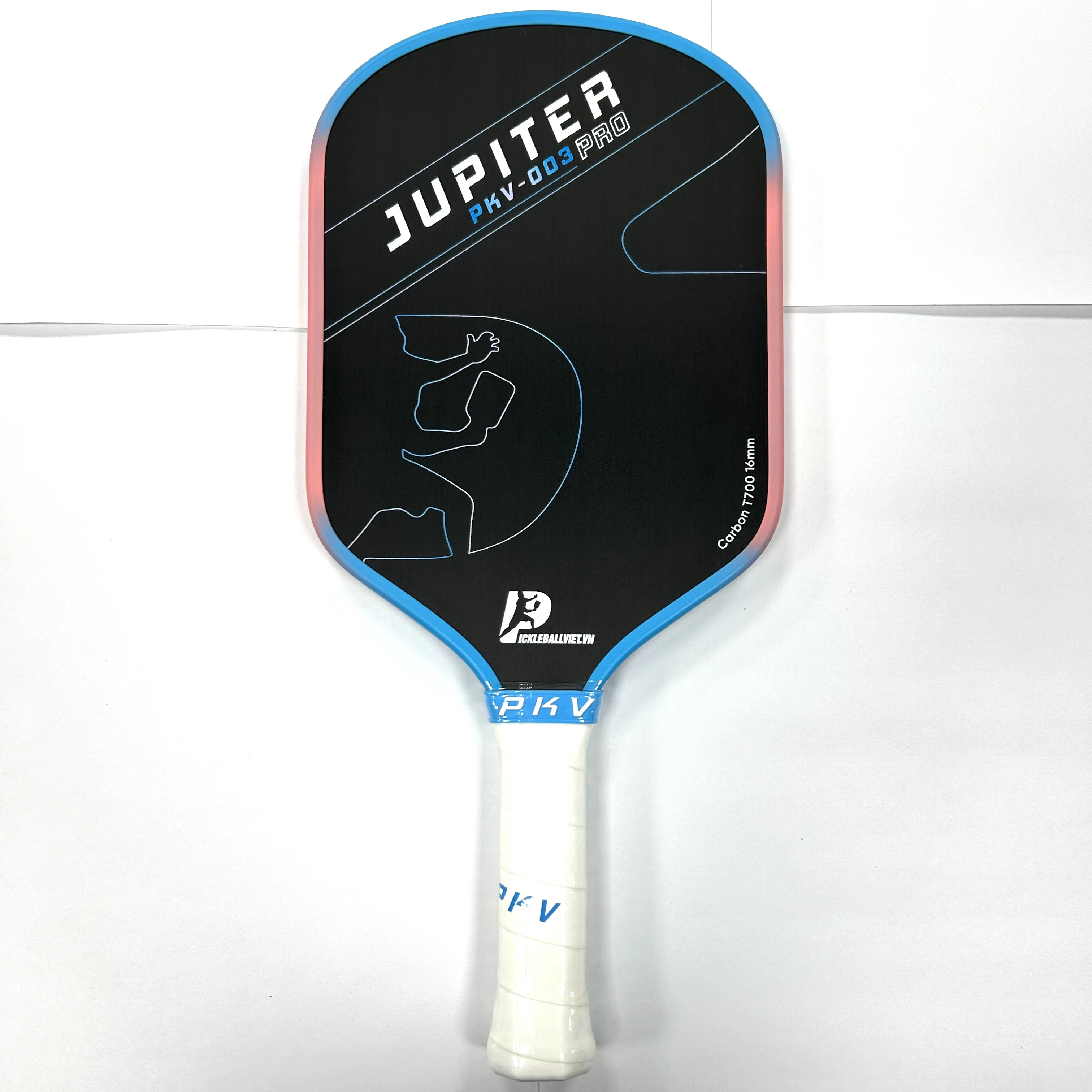 

Gen3 Core T700 Высокопрочное весло для пиклбола из углеродного волокна толщиной 16 мм PKV для спортивных соревнований на открытом воздухе