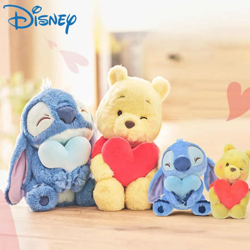 

Оригинальная мягкая плюшевая кукла-подвеска Disney Winnie The Pooh Stitch, игрушка-аниме, подарок на день рождения