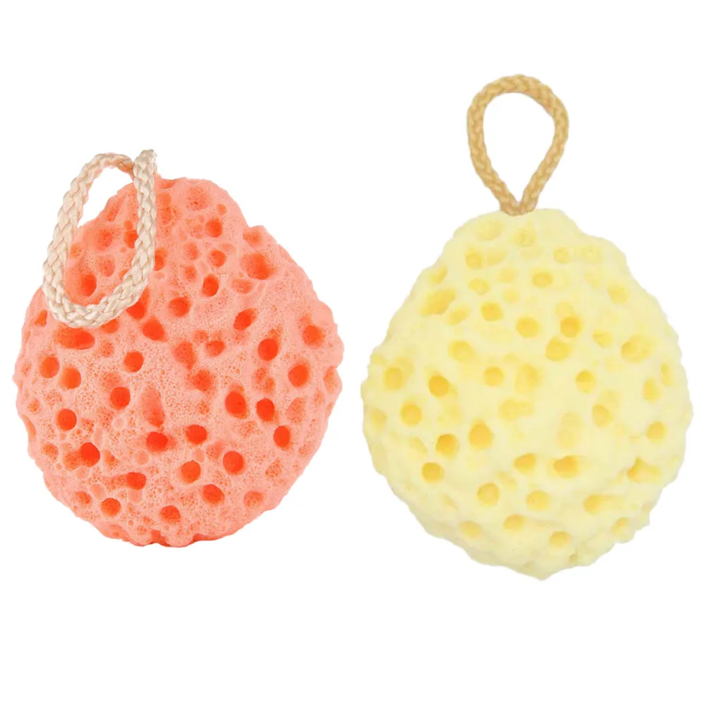 

Набор из 2 шт. мочалок-губок для душа в форме сот, для глубокого отшелушивания, мягких и увлажняющих, бережных к коже, для скрабирования тела