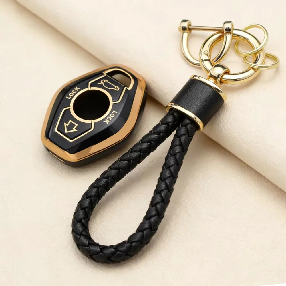 

Чехол-накладка из ТПУ для смарт-ключа автомобиля BMW X3 X5 Z3 Z4 3 5 7 SERIES E38 E39 E46 E83 1998-2005, защитный корпус-держатель, брелок