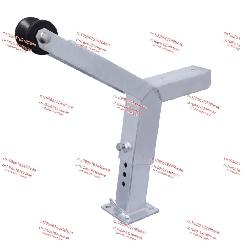 Recessed winch bracket with rollers and galvanized hardware (5 