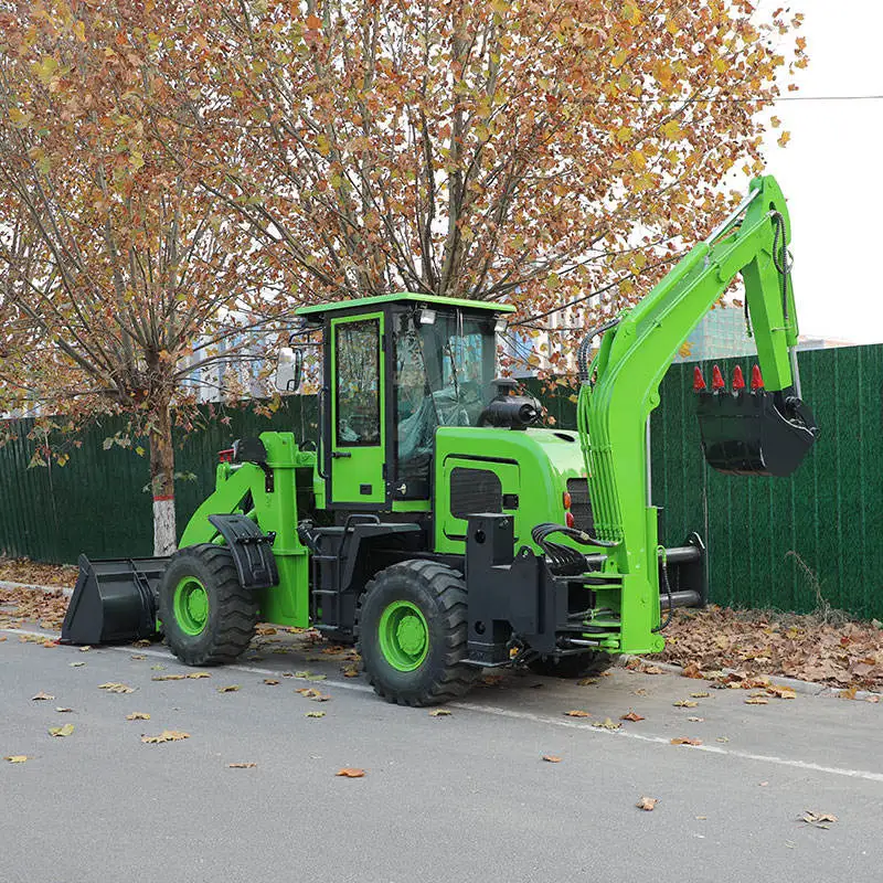 Wholesale Agriculture Construction Two Busy Loaders Hydraulic 4x4 Backhoes Loader New Multifunctional Backhoe Loader