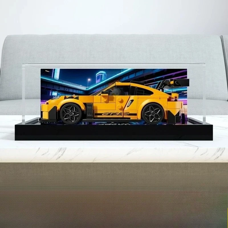 

Acrylic display box for the 77239 sports car speed building block model
