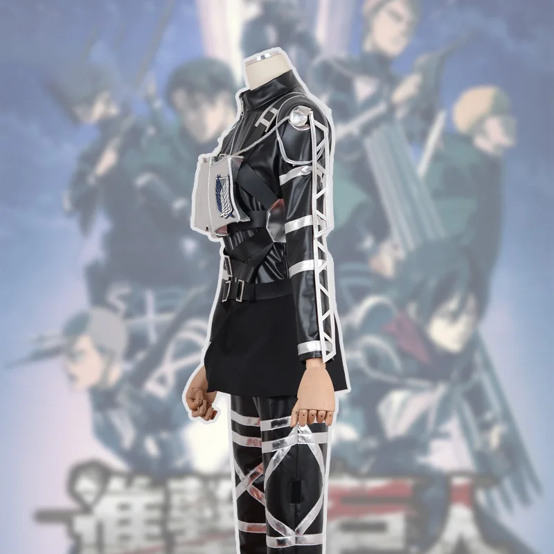 زي ميكاسا أكرمان التأثيري للهجوم على تيتان الموسم النهائي زي الهالوين وحفلات عيد الميلاد وإكسسوارات أزياء شخصية #4