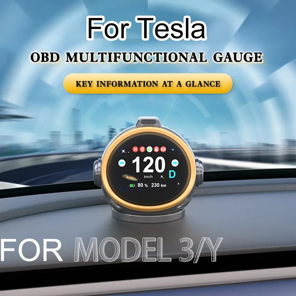 

Индукционный HUD проекционный дисплей, спидометр для Tesla Model Y3, цифровой дисплей приборной панели, скоростной механизм и батареи
