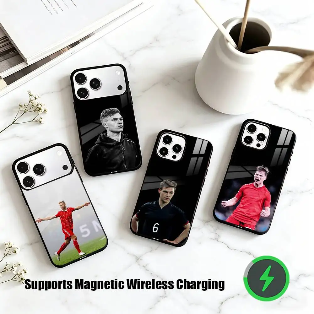

J-Joshua Kimmich Football Phone Case For iPhone17,16,15,14,13,12,11 Plus,Pro Compatible with magnetic wireless charging