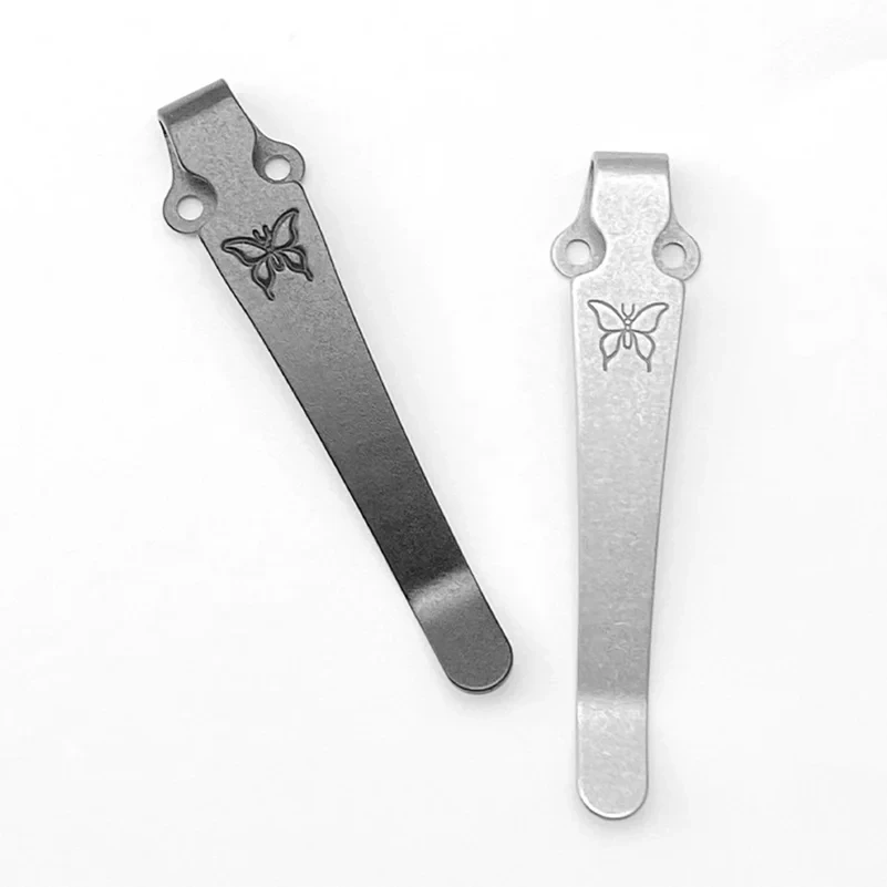 Imagem -04 - Material de Liga de Titânio Faca Bolso Clipe Braçadeira Traseira para Benchmade Griptillian Bugout 535 940 Mini-grip Emerson Protech zt Peças