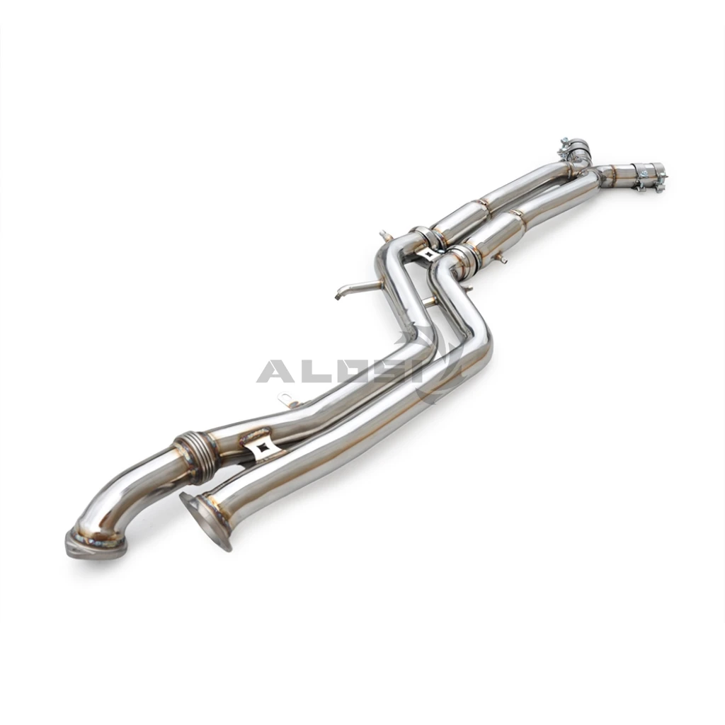 

For BMW M2/M2C G87 3.0T 2022-2026 long tube stainless steel exhaust system with resonator